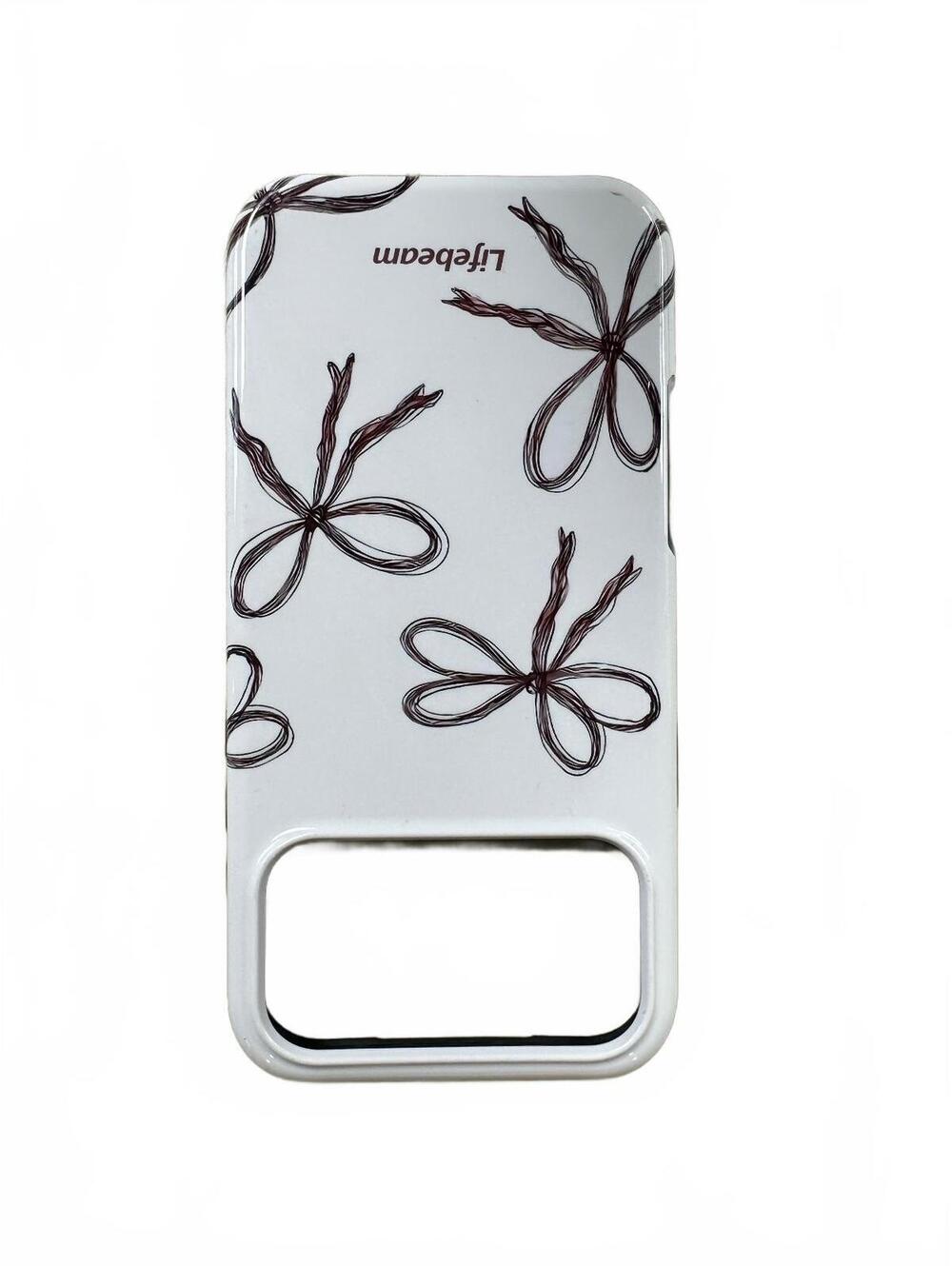 Lifebeam Protective Phone Case with Artistic Bow Design for iPhone 17 Pro max